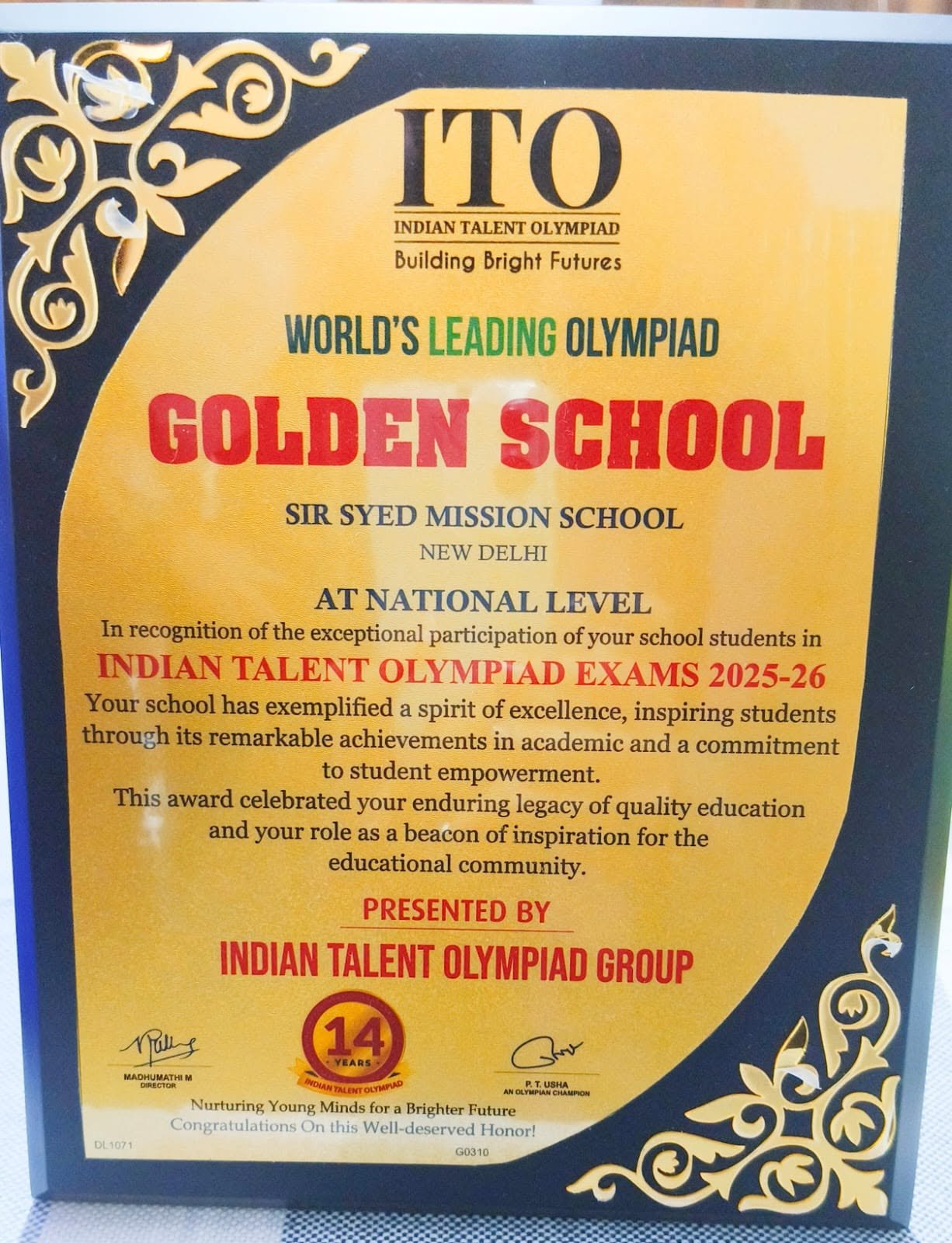 ITO Award Ceremony