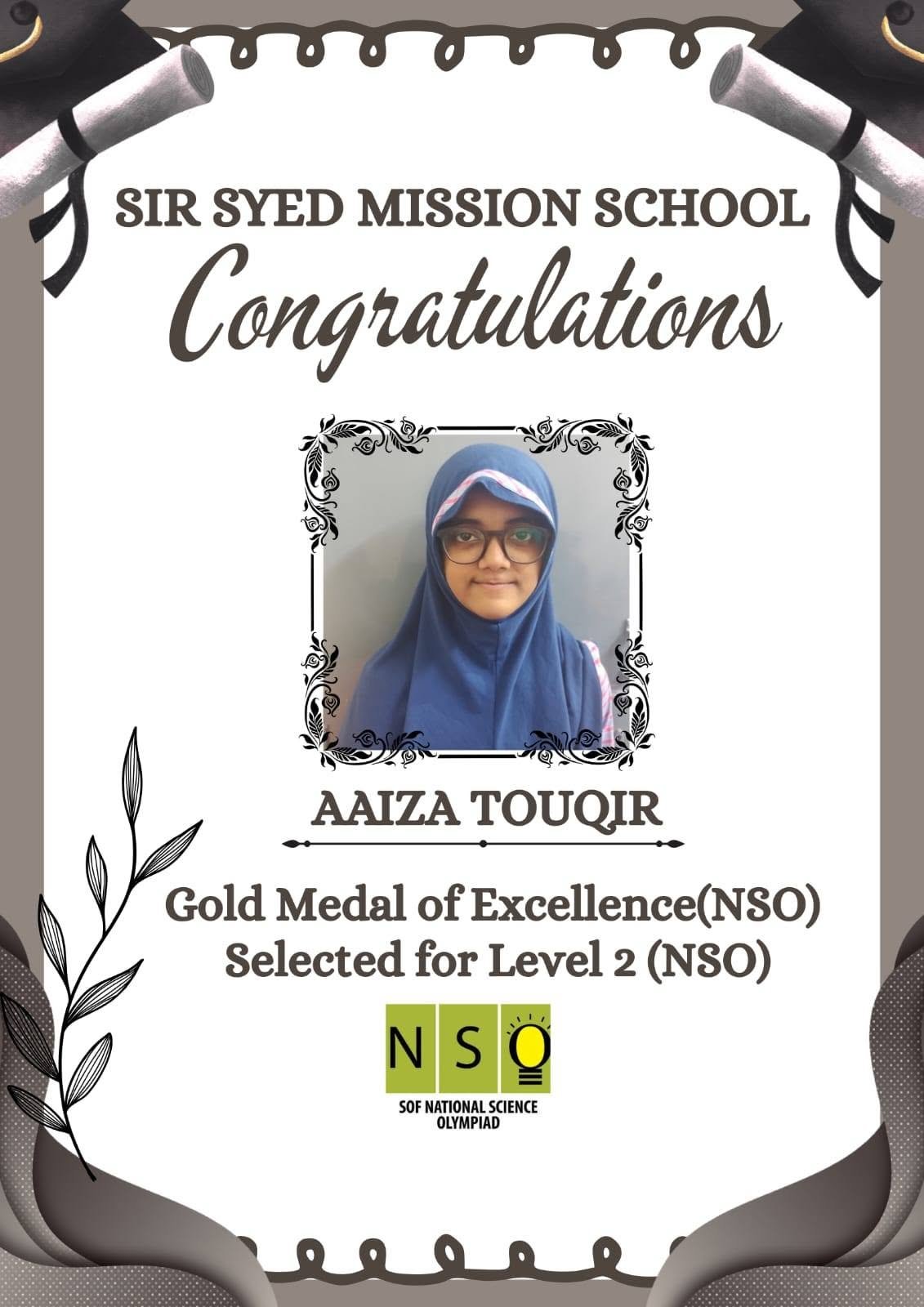 Special Merit Scholar in Mathematics