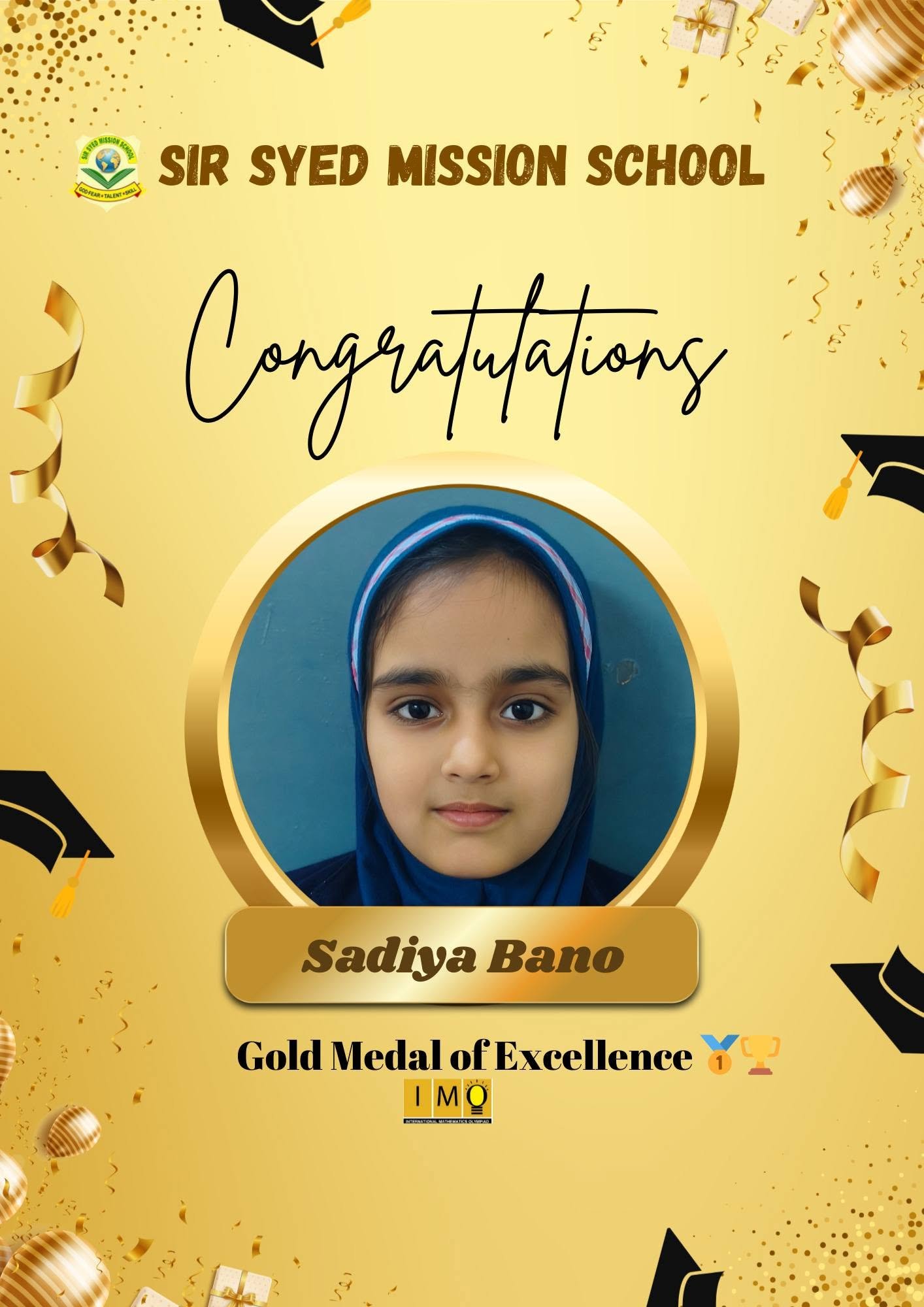 Science Olympiad Winner Recognition